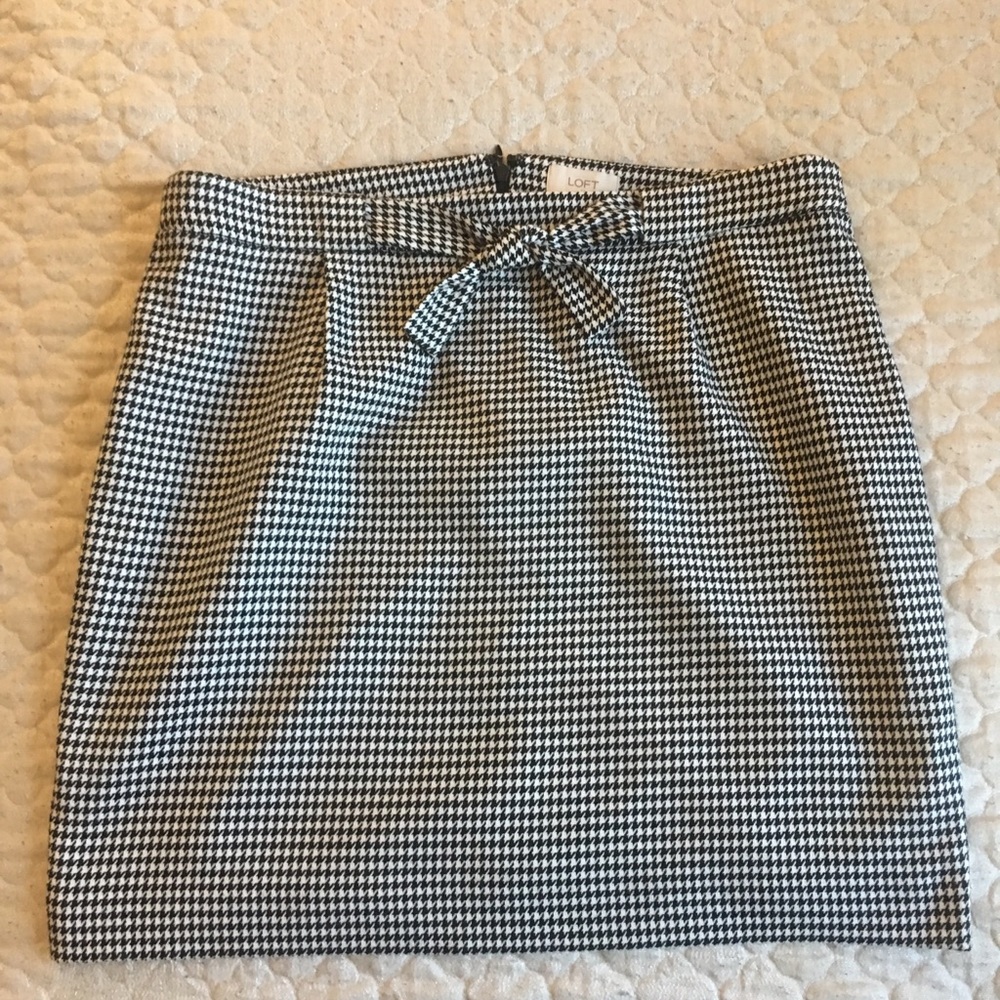 Black and white skirt